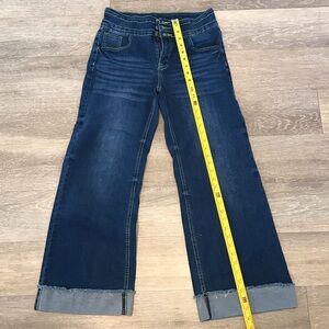 Women's Blue Wide-Leg Jeans